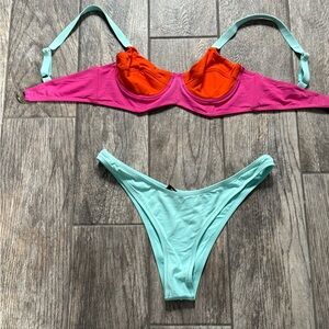 Brazilian cut bikini by Reina Olga, made in Italy. Top size 1 (s), bottom size 2